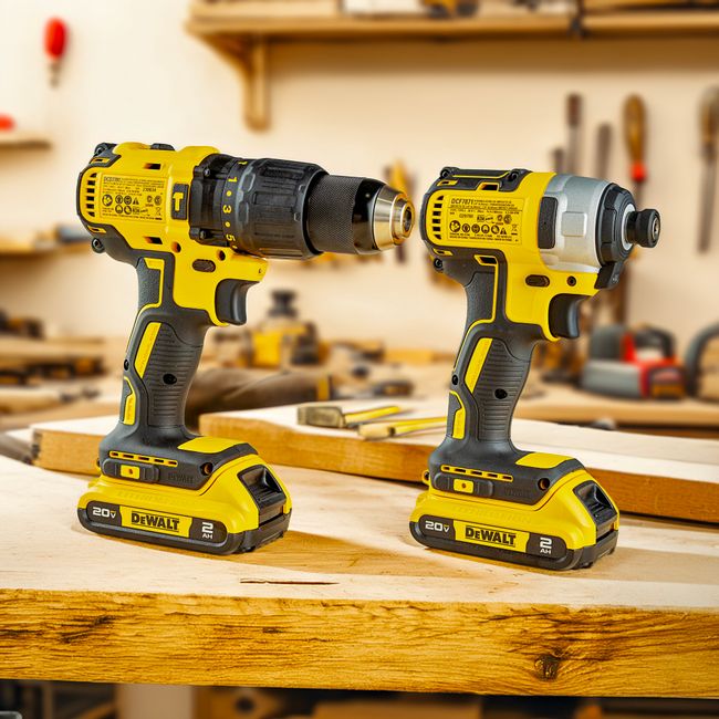 A cordless combi drill