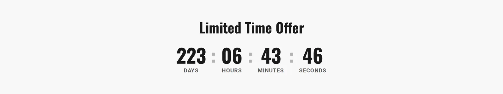 Live demo — Countdown Timer on storefront