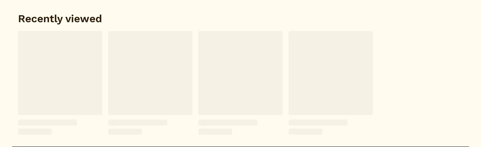 Live demo — Recently Viewed on storefront
