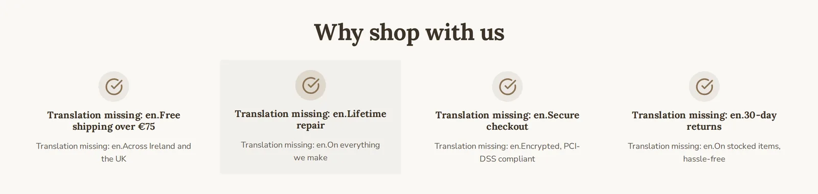 Live demo — Trust Badges on storefront